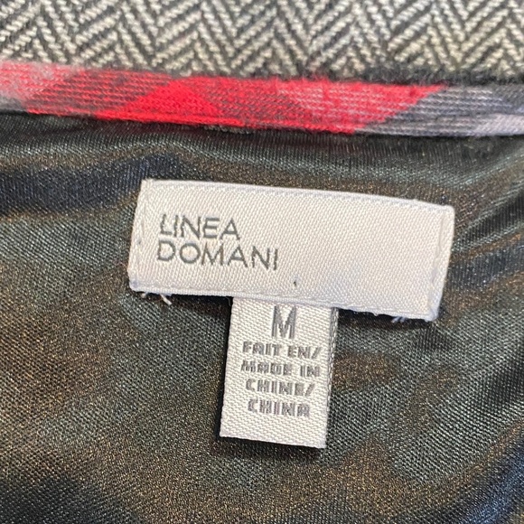 Patchwork Long Sleeve Dress - Black, Red, Gray - Picture 6 of 8